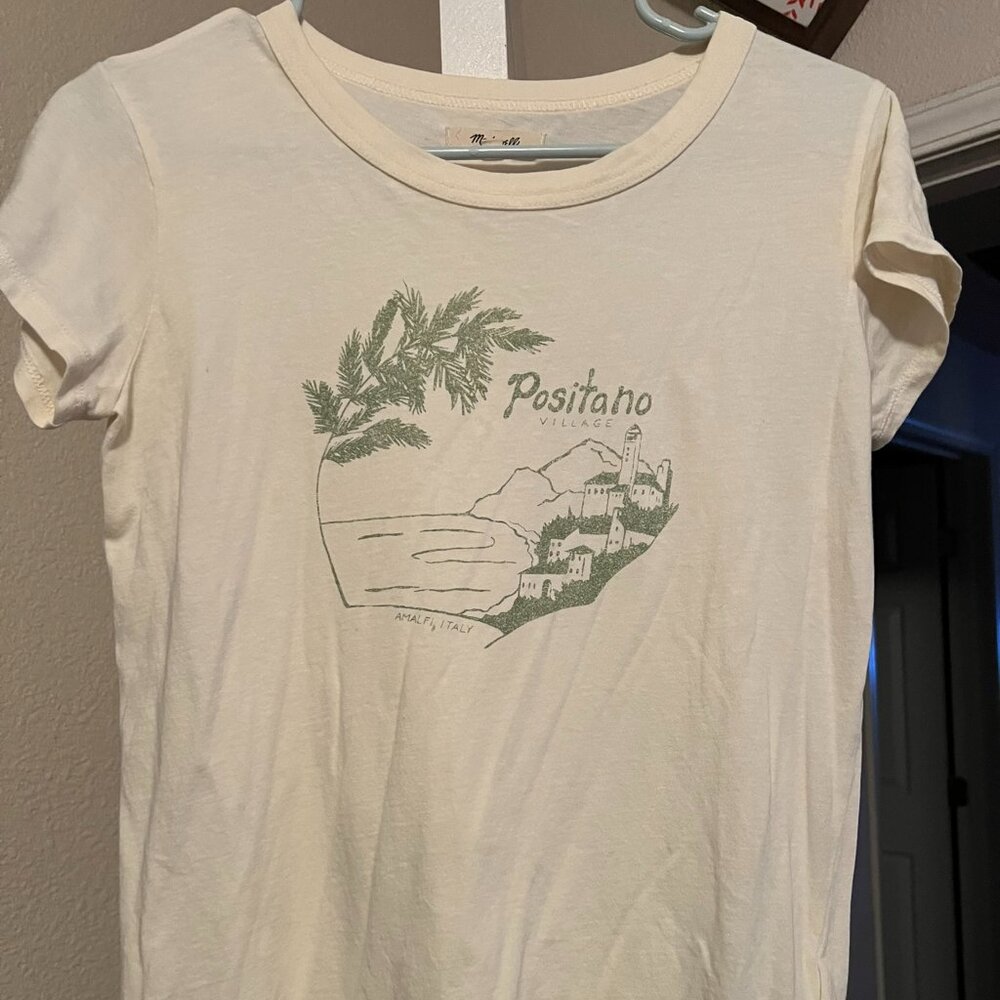 Women's Madewell Softfade Positano Vintage Tee Size XXS